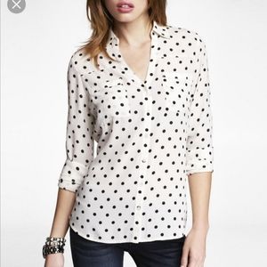 Express Portofino polka dot Shirt - XS